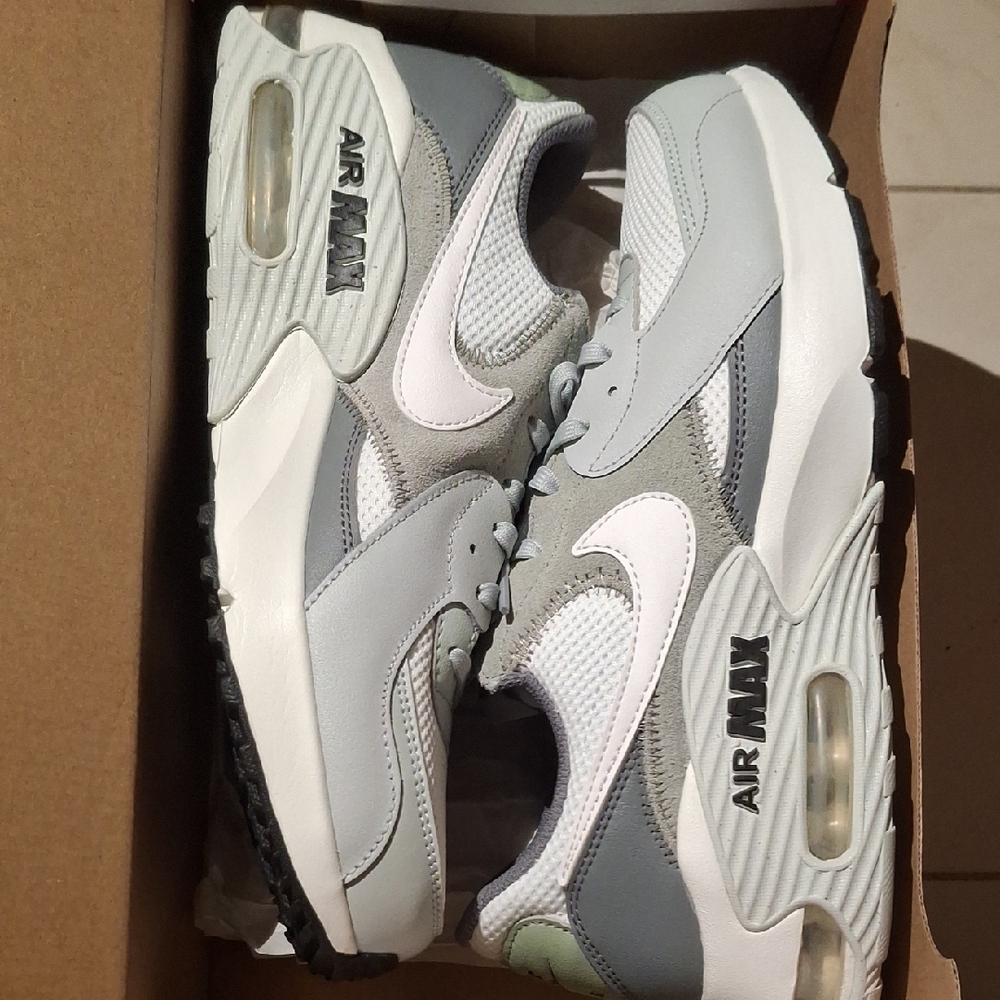 Nike Air Max Sneakers Gray and White